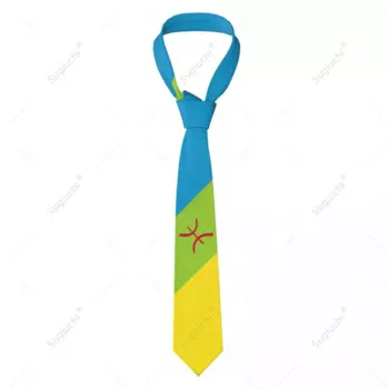 Галстук-бабочка Amazigh Berber с флагом для мужчин и женщин, повседневный галстук в клетку, тонкий галстук для свадьбы, вечеринки, деловой галстук Gravatas