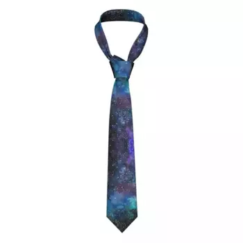 Галстук Galaxy Deep Space унисекс из шелка и полиэстера, 8 см, классический галстук для мужчин, аксессуары для рубашек, галстук для вечеринки