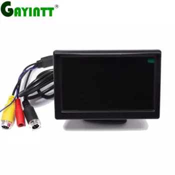 GAYINTT AHD 5-дюймовый автомобильный монитор 4-контактный и AV-порт для резервной автомобильной камеры заднего вида HD