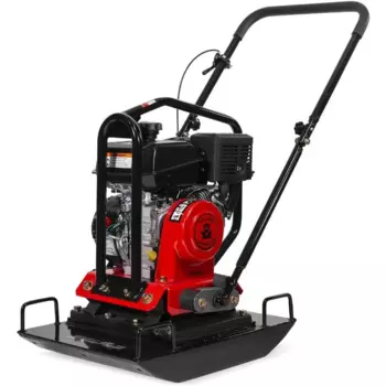 Газовая пластина XtremepowerUS 6HP, компактор 208 куб.см, газовая пластина 23,6x17,3 дюйма, 4500 фунтов, силовая машина для трамбовки бетона, мощный колпак