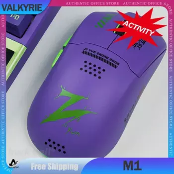 Геймерская мышь Valkyrie Vk M1 с зарядным устройством 4k, 3 режима, 2,4 ГГц, Bluetooth, беспроводная легкая 650IPS Paw3395, игровая мышь, подарок
