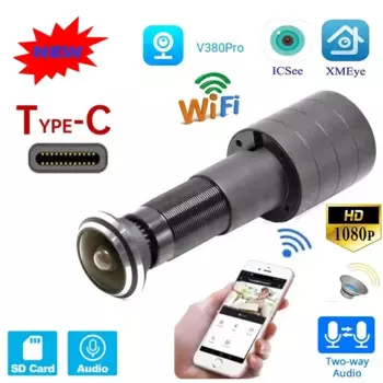 GENIUSPY ICSEE V380Pro Wi-Fi мини-глазок 1080P