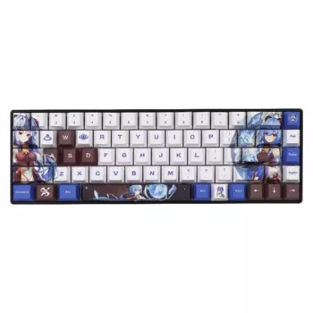 Genshin ударная тема GANYU Pbt Материал колпачки 108 ключей Набор для 61 87 104 108 ключей механическая клавиатура Oem профиль