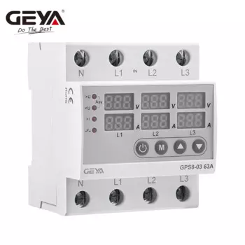 GEYA GPS8-03 реле напряжения 3P+N