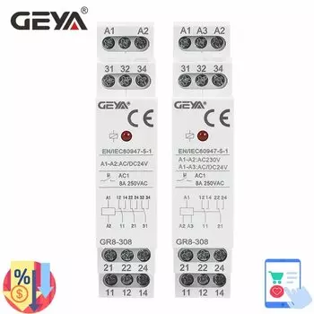 GEYA GR8-308 Промежуточное реле 8A