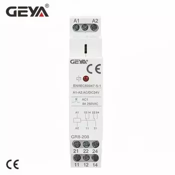 GEYA GR8 Промежуточное реле 12В 24В 48В