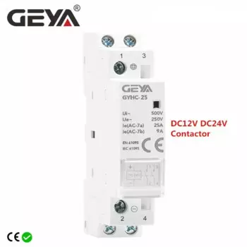 GEYA Модульный контактор DC24V 25A