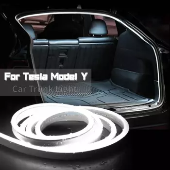 Гибкая светодиодная лента для автомобиля Tesla, с датчиком яркости