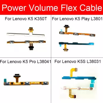 Гибкий кабель включения/выключения питания для Lenovo K5 K350T Play L38011 Pro L38041 K5S L38031 переключатель управления аудио гибкий ленточный кабель Ремонт
