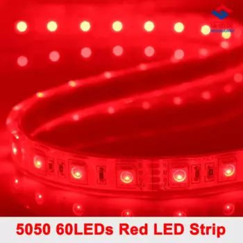 Гибсветильник водонепроницаемая светодиодная лента IP67 SMD5050, 12 В постоянного тока, 5050 SMD, 60 светодиосветодиодный, s/m, 5 м/рулон