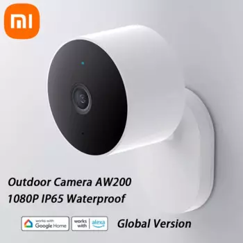 Глобальная версия Xiaomi уличная камера AW200 1080P IP65 водонепроницаемая Wi-Fi инфракрасное ночное видение с приложением Alexa Google Home Mijia