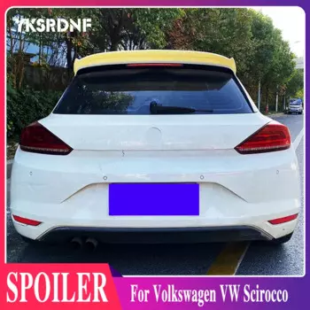 Глянцевый черный и УГЛЕРОДНЫЙ Задний спойлер для крыши в стиле VOTEX Scirocco для Volkswagen VW Scirocco 2009 - 2019 (не для R)