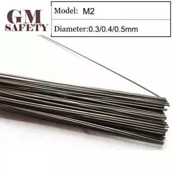 GM сварочная проволока M2 0,3/0,4/0,5 мм проволока для лазерной сварки для сварщиков HRC60-62 200 шт. в 1 трубки W1003