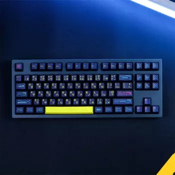 GMK Awakening Keycap Cherry Profile PBT Термосублимация 129 клавиш Механическая клавиатура Keycap Custom Black