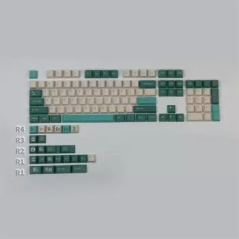 GMK Янтарный колпачок для клавиш 124, вишневый профиль, пятисторонние сублимационные колпачки для клавиш Bailong для ANNE Pro GK61x GK64X, механическая клавиатура
