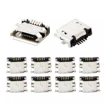 Гнездовой разъем Micro USB Тип B, 10 шт