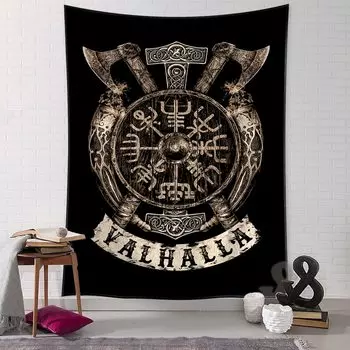 Гобелен викингов в стиле ретро таинственный Ворон настенный в стиле бохо Таро ведро хиппи домашний декор для гостиной спальни