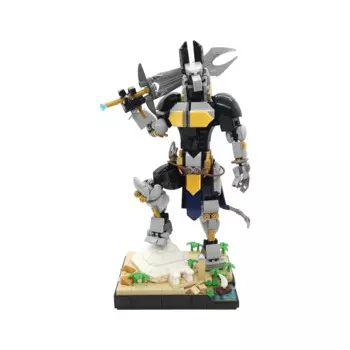 Gobrick MOC Металлический Конструктор Анубис модель египетского фараона пустыня Мрачный Жнец Анубис кирпичи Сделай Сам Сборка игрушки детские подарки
