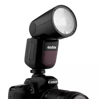 Godox TTL литий-ионная вспышка для камеры с круглой головкой V1 Студийная вспышка Speedlite для вспышки камеры