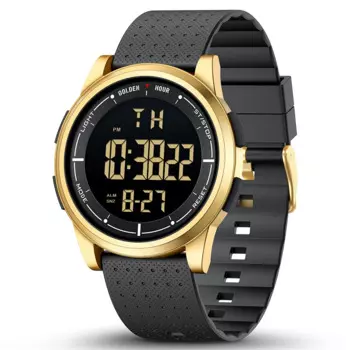 GOLDENHOUR Брендовые мужские спортивные часы модные Chronos 5ATM Водонепроницаемые светодиодные цифровые часы мужские военные наручные часы Relogio Masculino