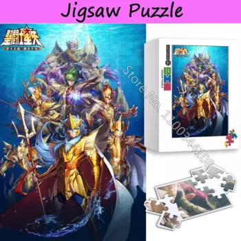 Головоломка Saint Seiya, японское аниме, рыцари зодиака, 300/500/1000, головоломки, детские развивающие игрушки, семейные игры