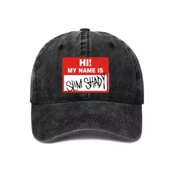 Горячая Распродажа, модная кепка унисекс, классическая кепка My name is Slim Shady, бейсболки для мужчин и женщин, высококачественная спортивная кепка для гольфа