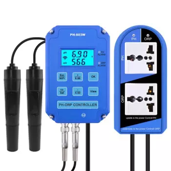 ГОРЯЧАЯ ПРОДАЖА Цифровой измеритель PH-803W WIFI ORP/PH-метр Контроллер Онлайн-монитор качества воды AC230V 50/60 Гц PH Измерительный инструмент EU Plu