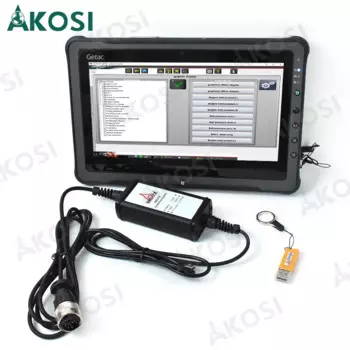 Готовый к использованию планшет F110 + для Deutz Communicator OBD адаптер с программным обеспечением SerDia для диагностики и программирования SerDia 2010