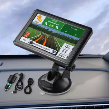 GPS-навигатор, 5-дюймовый сенсорный экран, автомобильная навигация для грузовика для SA 8 ГБ + 128 МБ памяти, внешняя карта с поддержкой
