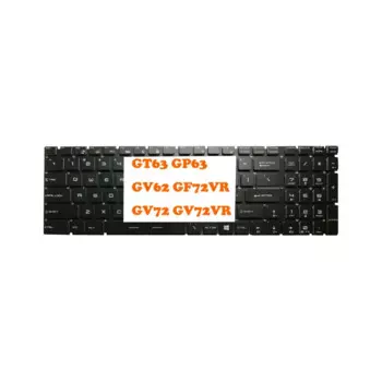 GT76 нам кристалла рамка клавиатура с подсветкой для MSI GT63 GP63 GV62 GV72 GF72VR GV72VR GL62MVR GL63 GL72M GL62 7RE 8RD 7RFX на английском языке