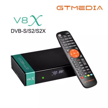 GTMEDIA V8X поддерживает спутниковый ресивер IKs DVB-S/S2/S2X H.265 CA, слот для карт, встроенный Wi-Fi Youtube, ТВ-приставка