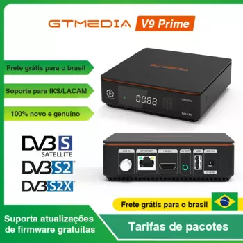 GTMEDIA V9 Prime спутниковый ресивер DVB-S/S2/S2X H.265 HEVC 10Bit HD TV приемник, MARS/ECAM/LACAM/CCAM/M3U/CS/IKS,VCM/ACM TV Box