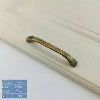 GUJINDA Винтажная желтая бронзовая ручка для мебели