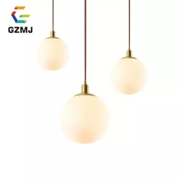 GZMJ Mike, стеклянная лампа с шариками, Innen chtung, подвесная современная лампа, кофейная бара, фотолампа, прикроватная лампа для спальни, ресторана