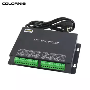 H801RC декодер выход 8192 пикселей RGB контроллер программируемый светодиодный пиксельный контроллер с WS2811 WS2812