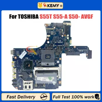 H 000057570 Материнская плата для ноутбука Toshiba Satellite S55T S55-A S50-AVGF, материнская плата MB HM77 DDR3, 100% тест в порядке