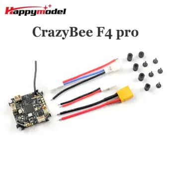 HappyModel Crazybee F4 Pro V2.0 Контроллер полета BLHELIS 5A ESC SPI Приемники для FPV Tinywhoop Cinewhoop Drone Mobula7 HD DIY