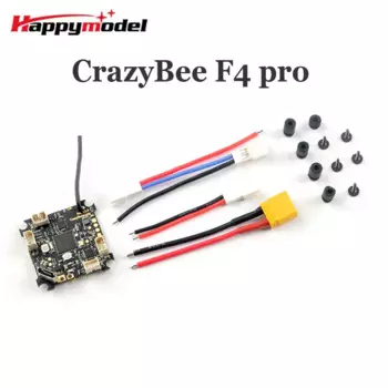HappyModel Crazybee F4 Pro V2.0 Контроллер полета BLHELIS 5A ESC SPI Приемники для FPV Tinywhoop Cinewhoop Drone Mobula7 HD DIY