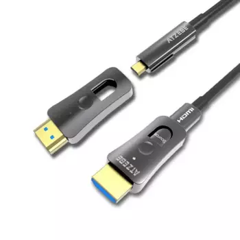 HDMI-кабель высокого разрешения 4K 50 метров HDMI 2,0 4K высокоскоростные активные оптоволоконные кабели для проекторов