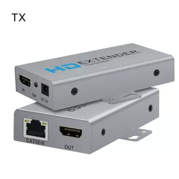 HDMI удлинитель 165ft Over Single Cat5e/6, 1080P @ 60 Гц видео, передавать аудио-видео одновременно, Поддержка 3D, POE HDMI петля