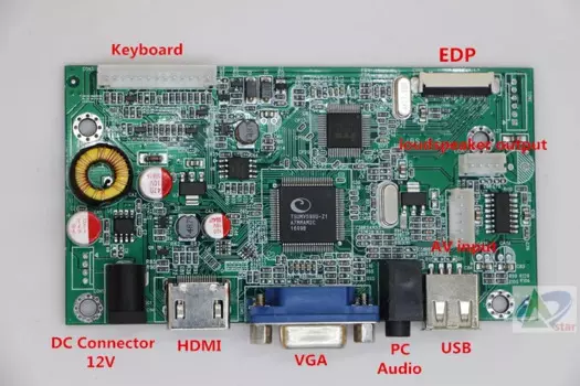 HDMI + VGA + аудио + USB + AV набор для платы ЖК-контроллер 15,6 "B156HAN01 B156HTN03.0 LP156WF4-SPB1 N156HGE-EA1 EDP 30Pin ЖК" сделай сам"