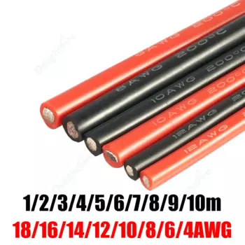DelightFire Силиконовый провод 18-4 AWG 12В