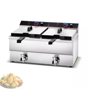 Heavybao Catering Equipment Электрическая фритюрница из нержавеющей стали Коммерческая фритюрница Машина для картофеля фри