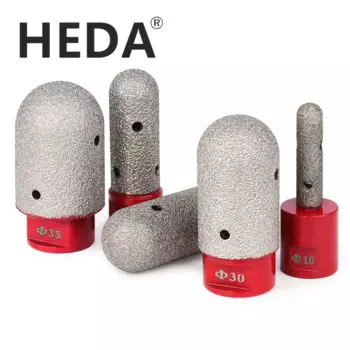 Сверло с алмазным напылением HEDA M14, 1 шт, 10/20/25/30/35 мм, для туалетного камня, например керамического мрамора.
