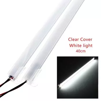 HELTC Жесткая светодиодная полоса 2835 теплый/холодный белый 72LED 30/40см