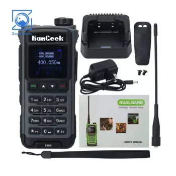 HG-8800 5 Вт 15 км VHF UHF радио Walkie Talkie Ручной трансивер обеспечивает плавную связь