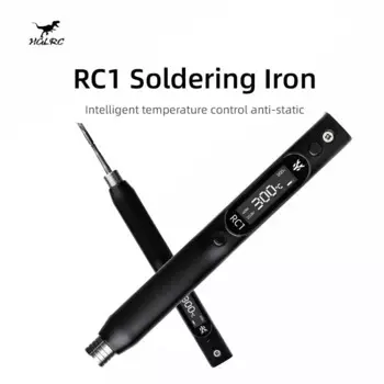 HGLRC RC1 Паяльник 25 В 60 Вт OLED-дисплей Интеллектуальный алгоритм контроля температуры для радиоуправляемой модели самолета FPV дронов