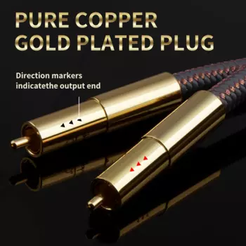 Hi-Fi RCA-кабель Accuphase 40th Anniversary Edition RCA Interconnect Аудиокабель Позолоченный штекер
