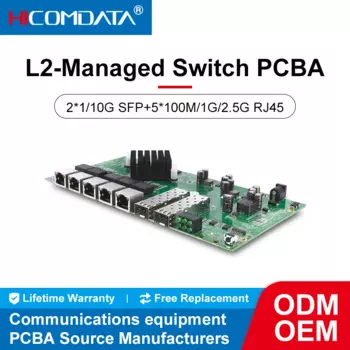 Рабочий модуль HICOMDATA, управляемый 10G Uplink 2,5G 7 портов 2 SFP 5 RJ45 Ethernet коммутатор, плата PCBA
