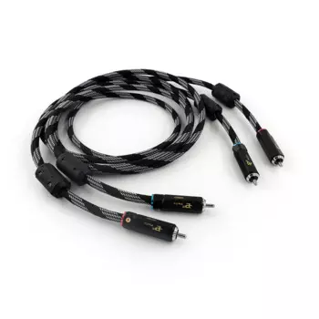 HiFi 5N OFC медный 2RCA к 2RCA кабель, соединительный кабель с посеребренным RCA R1719 разъем, аудио RCA кабель